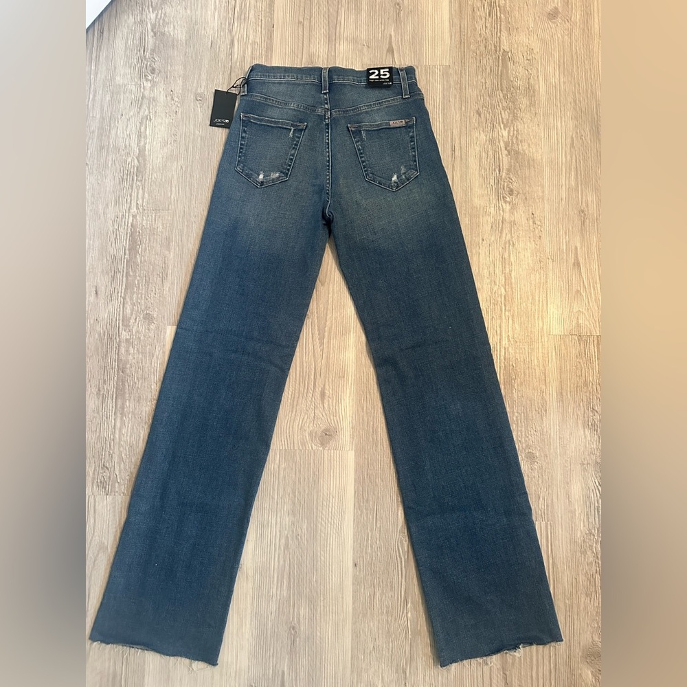Joe's Jeans Women's Straight Leg Blue Denim: Distressed Belenos NWT - Picture 5 of 7